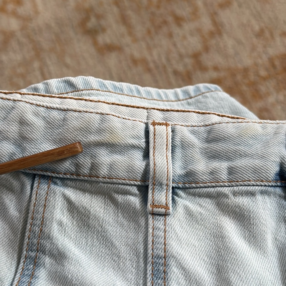 Isabel Marant Oreta Denim High Rise 100% Cotton Button Fly Shorts Size 40 (US30) - Picture 12 of 14